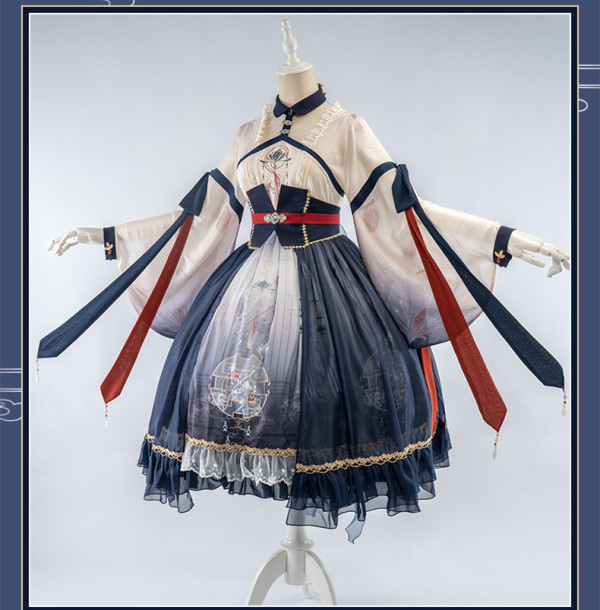 Uwowo -Monring Dew- Qi Lolita OP Dress