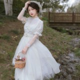 Withpuji -Bright Moon- Classic Casual Lolita OP Dress