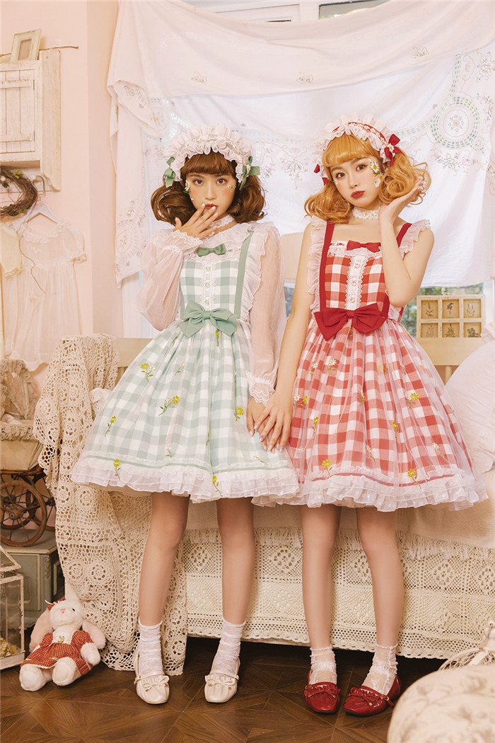 US$ 55.99 - Miss Point -Summer of Daisy- Sweet Casual Lolita JSK