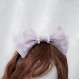 ZJ Story -Sea Moon Cross- Lolita Bonnet and Hairclip