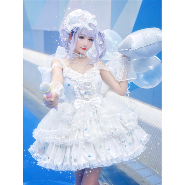 Diamond Honey -Sweet Star Idol- Sweet Lolita JSK Full Set
