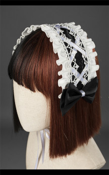 Eternal Night Gothic Lolita Bonnet and Headband