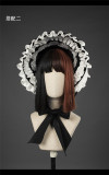 Eternal Night Gothic Lolita Bonnet and Headband