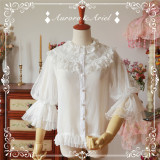 Aurora Ariel -Night Candle- Puffy Sleeve Chiffon Lolita Blouse