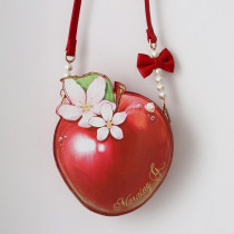 Morning Glory -An Apple- Sweet Lolita Crossbody Shoulder Bag