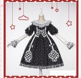 Uwowo -Milk Tea- Sweet Lolita OP Dress