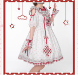 Uwowo -Milk Tea- Sweet Lolita OP Dress