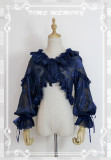 Time Memory Sea Shell Chiffon Puffy Sleeves Lolita Bolero