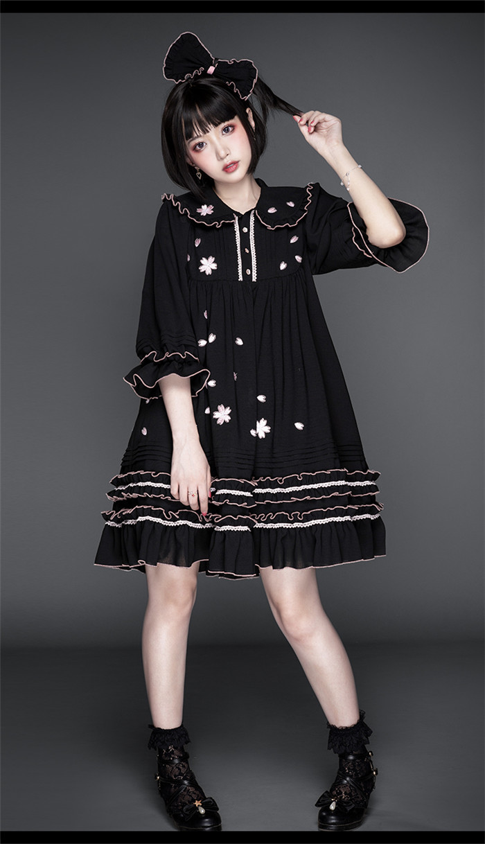 US$ 115.99 - Cherry Blossom Sweet Casual Lolita OP and JSK - www ...