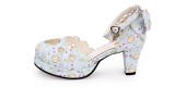 Angelic Imprint - Round Toe Sweet Lolita Heel Shoes with Bow