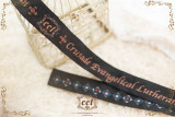 CEL -The Holy Cross- Classic Lolita Accessories(Head Bow, Brooch, Waist Belt, Bonnet)