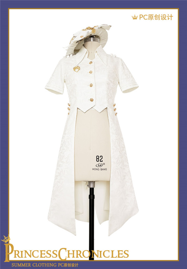 princess Chronicles -The Memory of Prince- Ouji Lolita Long Jacket and Shorts Set