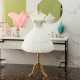 Lace and Chiffon Bell Shape 55cm Long Adjustable Puffy Level Lolita Petticoat