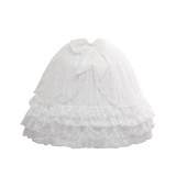 Lace and Chiffon Bell Shape 78cm Long Adjustable Puffy Level Lolita Petticoat