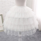 Lace Bell Shape 53cm Long Adjustable Puffy Level Lolita Petticoat