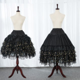 Starry Sky Adjustable Puffy Level and Length Lolita Petticoat
