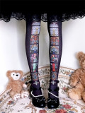 Ruby Rabbit -The Holy Cross- Lolita Tights for Spring and Autumn