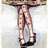 Ruby Rabbit -Poker Alice- Lolita Tights for Spring and Autumn