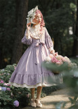 Capreolus Pygargus -Matcha Chocolate- Classic Vintage Lolita OP Dress