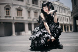 Kiyana -Black Rhapsody- Punk Lolita Hairclip and Wristcuffs