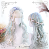 Dalao - Glowworm Pastel Rainbow Long Curly Wavy Lolita Wig