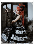The Vampire Diaries Haloween Gothic Lolita JSK Full Set Version II