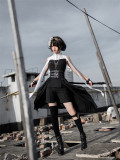 The Physics Gothic Ouji Lolita Long Jacket, Shorts and Accessories Set