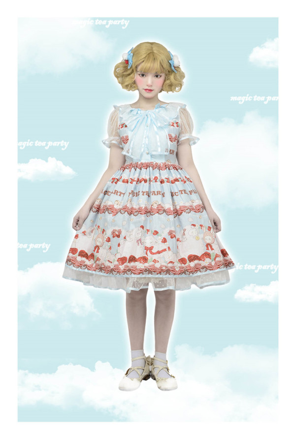 Magic Tea Party -Strawberry Sheep- Sweet Lolita OP Dress