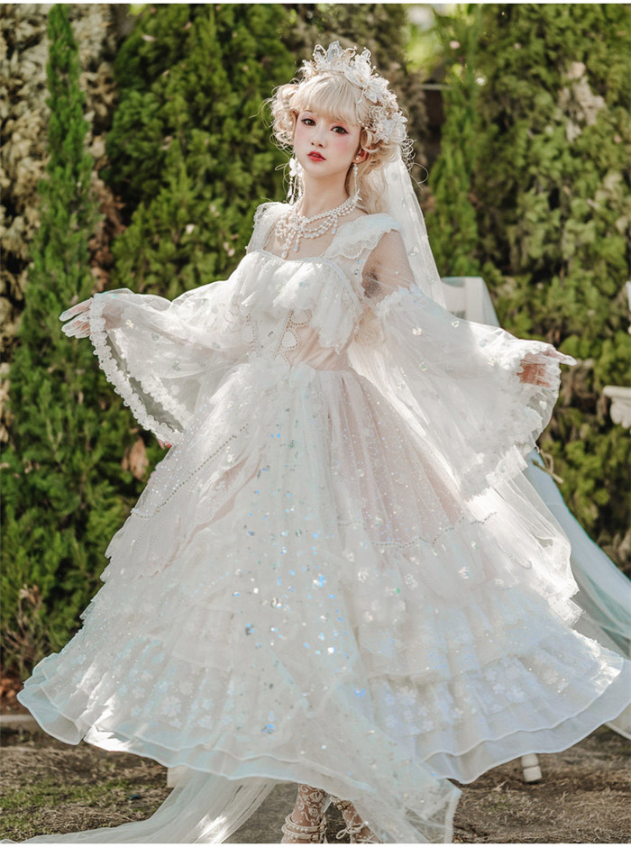 US$ 185.99 - Flower Fairiy Tea Party Princess Lolita OP Dress - www ...