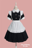 Sing A Lullaby for You -Cute Shop Assistant- Lolita Apron and Headbow