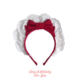 Sing A Lullaby for You -Cute Shop Assistant- Lolita Apron and Headbow