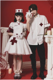 Unicorn Tears -The Hell Angel- Gothic Nurse Lolita OP Dress
