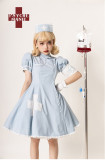 Unicorn Tears -The Hell Angel- Gothic Nurse Lolita OP Dress