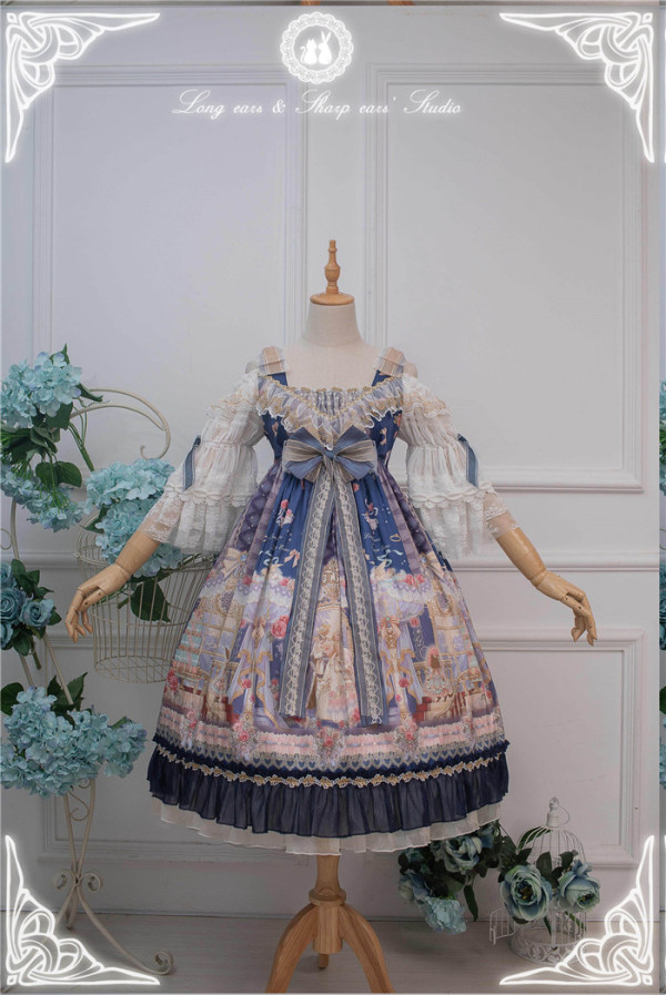 Long Ears and Sharp Ears Studio -Eternal Love Song- Classic Lolita OP Dress Version II