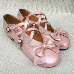 Antaina - Sweet Pink Lolita Flat Shoes