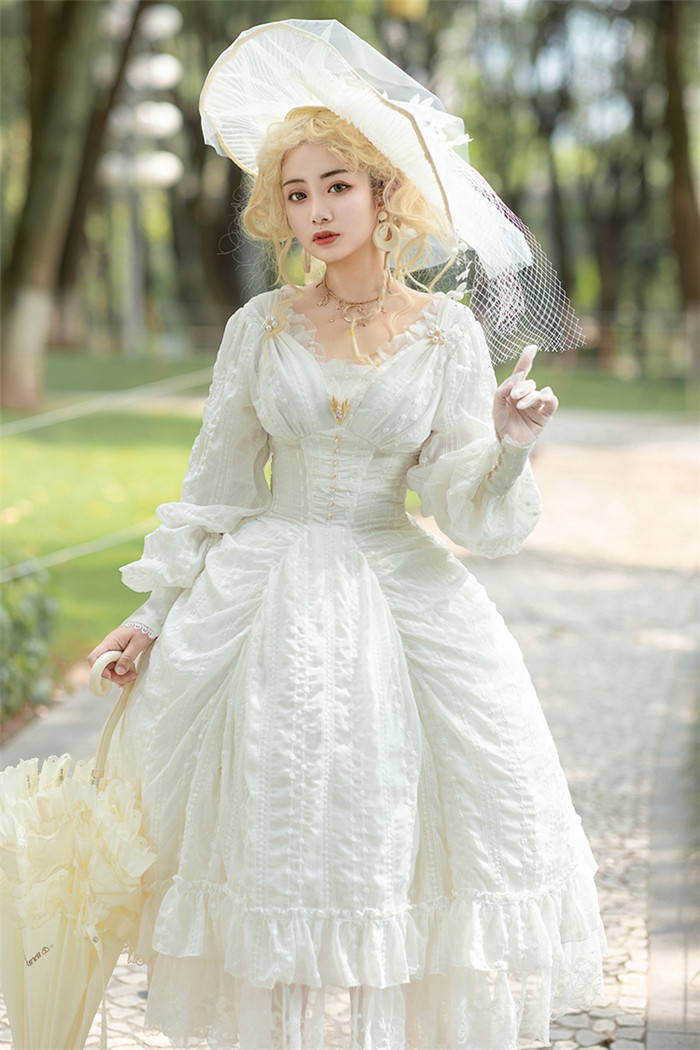 US$ 128.99 - Fantastic Wind -Mrs Pearl- Classic Lolita OP Dress - www ...