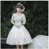 Cat Highness -Carole Manor- Classic Vintage Lolita OP Dress and Headband