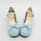 Antaina - Sweet Round Toe Chunky Heel Lolita Shoes