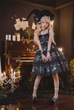 DarkRuby -Little Devil Heron- Sweet Halloween Gothic Lolita JSK