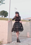 DarkRuby -Little Devil Heron- Sweet Halloween Gothic Lolita Skirt
