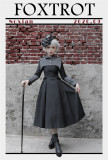 Foxtrot -The Principles- Gothic Military Ouji Lolita OP Dress
