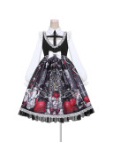 To Alice -Strawberry Vampire- Sweet Gothic Lolita JSK and Blouse
