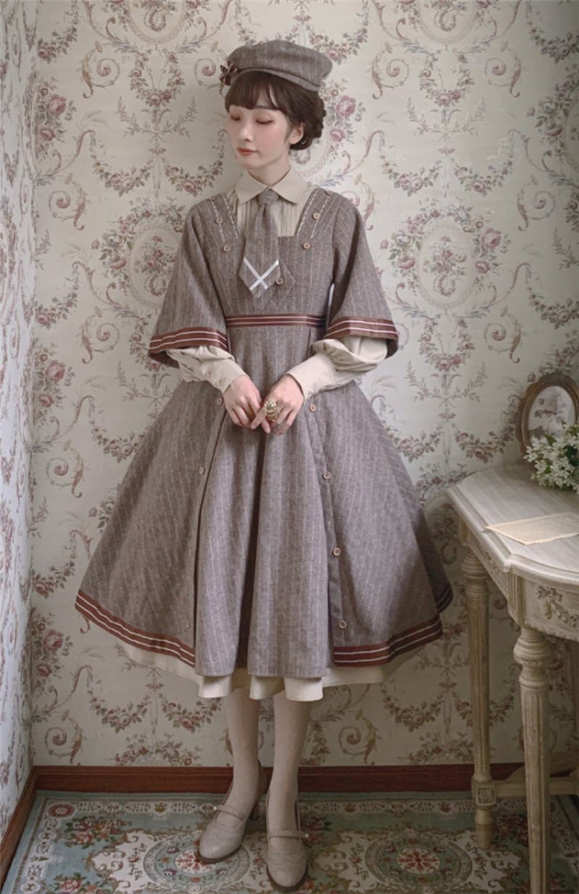 US$ 147.99 - Lolita Box -Reasoning Time- Classic Lolita Dress Set -  m.lolitaknot.com