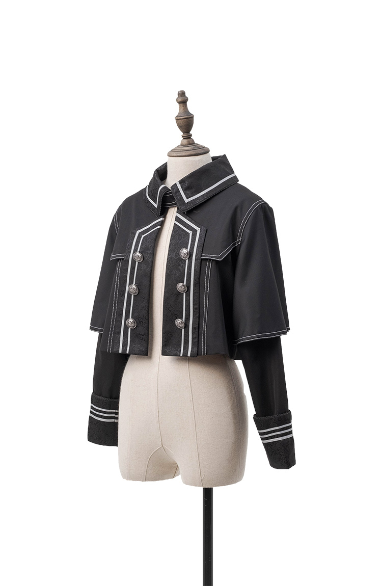 US$ 68.99 - Winter of the Night Ouji Military Lolita Short Jacket