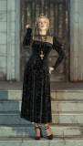 Lalaers -Tudor Night- Classic Vintage High Collar Lolita OP Dress