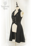 Immortal Thorn -Songs of the Moonlit- Ouji Handsome Sleeveless Lolita Long Jacket