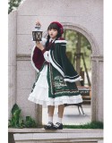 Withpuji -Wish Bell- Sweet Christmas Theme Lolita OP and Cape