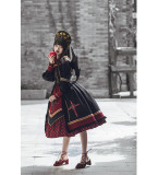 Withpuji -The Cross- Halloween Gothic Lolita OP Dress