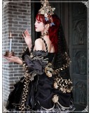 Yinluofu -Golden lily- Elegant Tea Party Princess Lolita JSK
