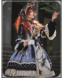 Yinluofu -Sparrow in the Mirror- Classic Lolita OP Dress and Accessories For Autumn and Winter